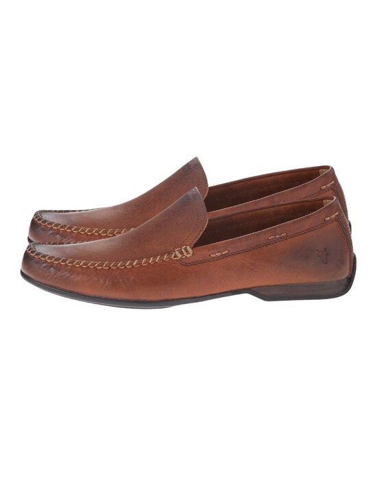 Frye Lewis Venetian Loafer in Cognac Oiled Vintage Men\'s 8.5 main image 4
